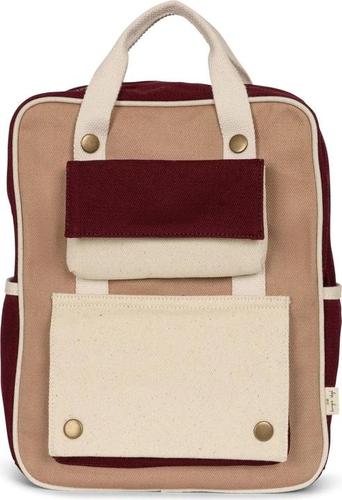 Konges Slojd Kinderrucksack Malie Syrah Color Block