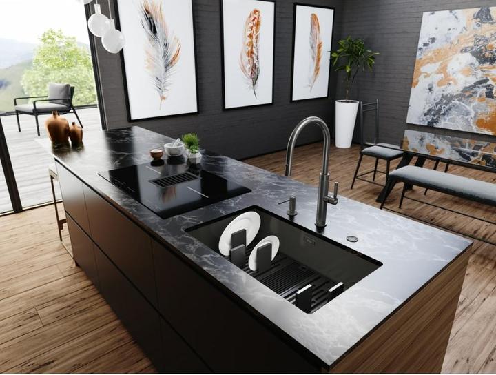 Actual product image Franke Armatur Mythos Masterpiece Inox Anthrazi