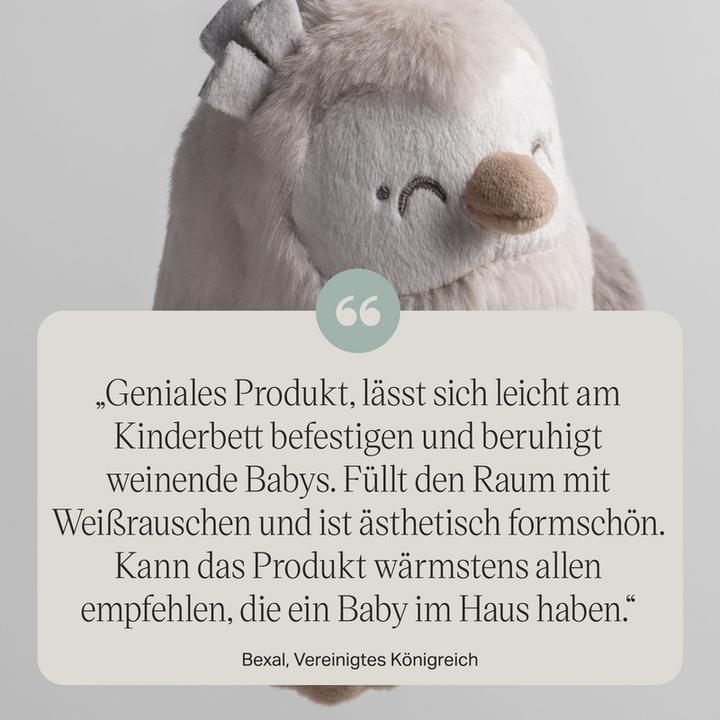 Produktbild Tommee Tippee Mini-Reiseeinschlafhilfe mit weissem Rauschen, CrySensor, USB aufladbar und waschmaschinenfest