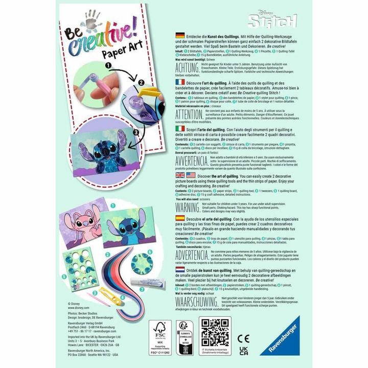 Actual product image Ravensburger BeCreative Paper Art