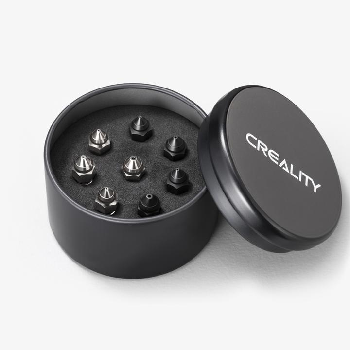 Actual product image Creality Nozzle Replacement nozzles for K1/K1 Max/CR-M4 8 pieces (Blast pipe)