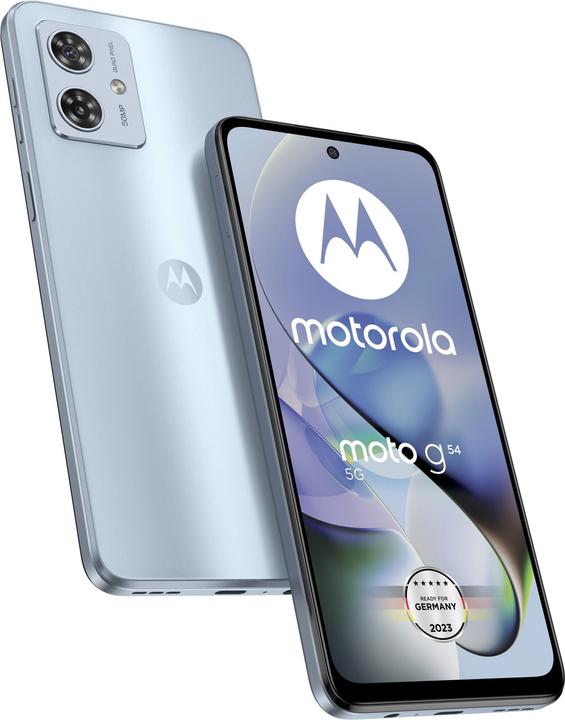 Motorola Moto G54 (256 GB, Blu ghiaccio, 6.50", SIM + eSIM, 50 Mpx, 5G)