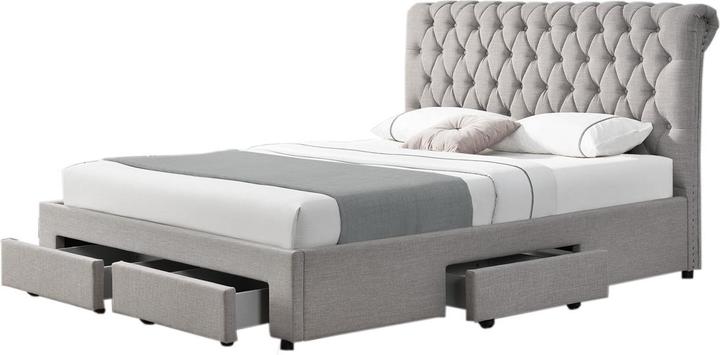 Produktbild HTI-Living Polsterbett mit Knopf-Steppung Claire 140x200 (140 x 200 cm)