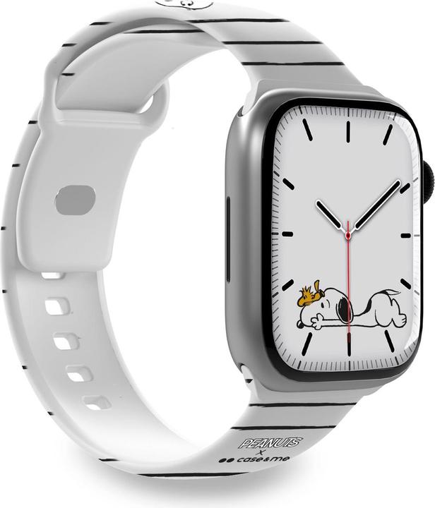 Caseme Strap for Peanuts-themed Apple Watch 38/40/41mm (38 mm, 40 mm, 41 mm, Silicone)