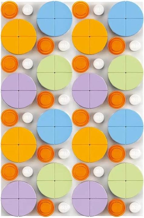 Actual product image LEGO Panda storage tray (41959, LEGO Dots)