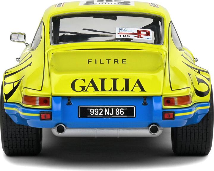 Image du produit Solido 1:18 Porsche 911 RSR jaune