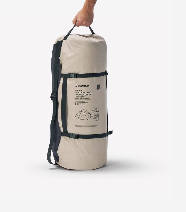 Actual product image Quechua Campingzelt Faltzelt - 2 Seconds Easy für 3 Personen Polybaumwolle (Pitching tent, 10 kg, 3 persons)