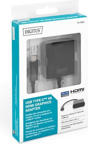 Actual product image Digitus USB Type-C 4K HDMI Graphics Ad. (HDMI, 4.50 cm)