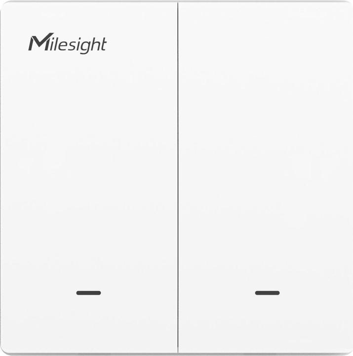 Actual product image Milesight Wall Switch, WS501-868M-3W-W11-EU