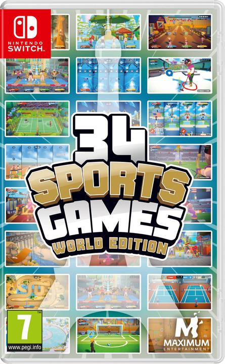 Actual product image Maximum Games 34 Sports Games - World Edition (Switch, Switch Lite, Switch OLED, EN, FR, IT)