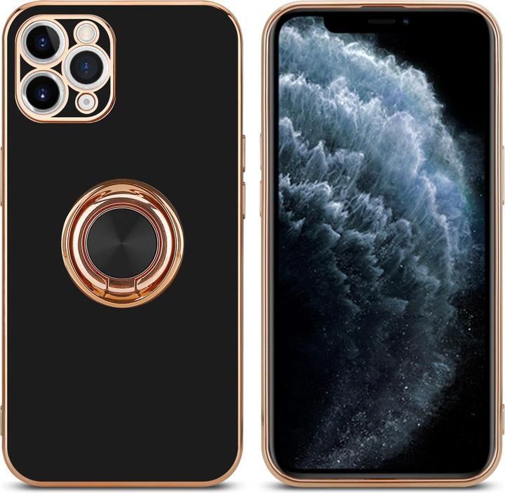 Actual product image Cadorabo Case for Apple iPhone 11 PRO MAX in TPU with camera protection and ring LM089 Style (Apple iPhone 11 Pro Max)