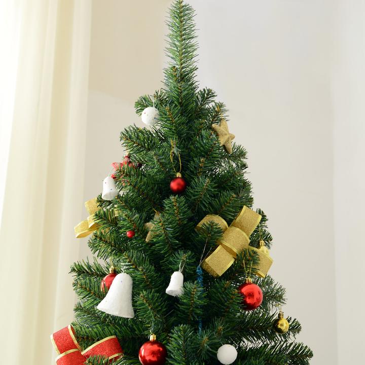 Produktbild Homcom Tannenbaum mit Metallständer (210 cm)