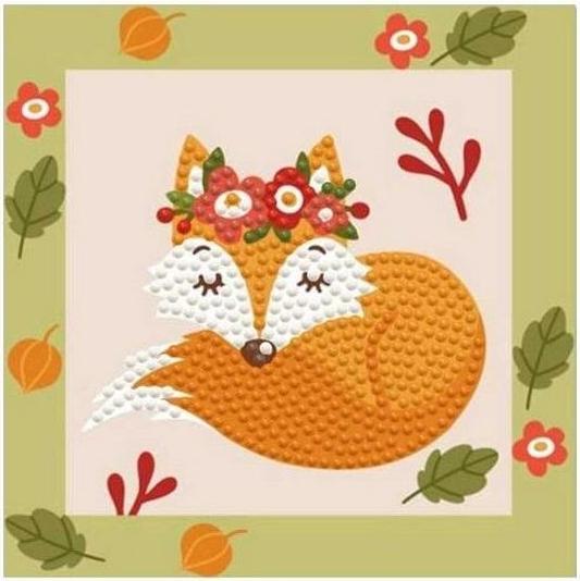 Actual product image Diamond Dotz Diamond Painting Little Fox