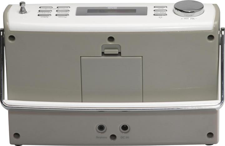 Actual product image Denver DAB-37GREY Radio Receiver Portable Digital Gray, White (DAB+, FM)
