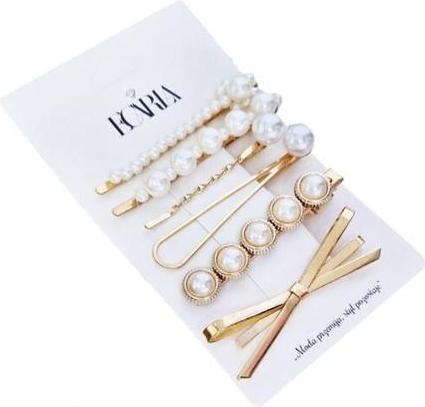 Immagine prodotto Ecarla Forcine eleganti in oro 4 pezzi