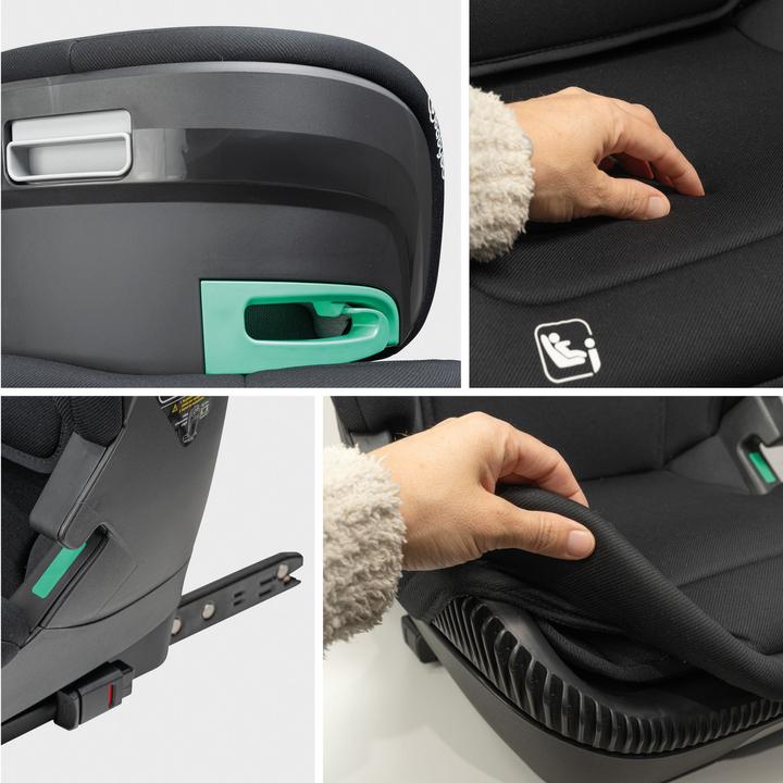 Produktbild BabyGo Motion Isize Isofix black (Kindersitz, ECE R129/i-Size Norm)