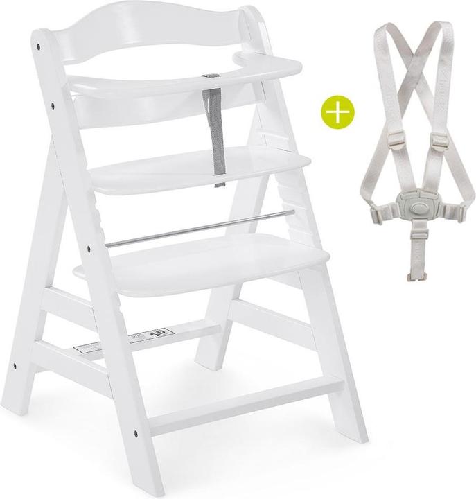 Produktbild Hauck Hochstühle Alpha Plus Weiss Newborn Set Deluxe - 4-tlg. Hochstuhl (Hochstuhl)