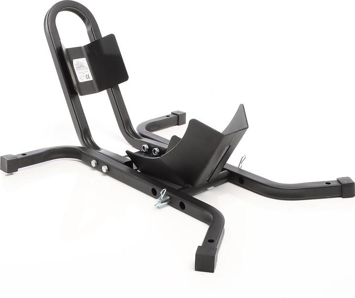 Actual product image XPOtool Motorcycle Front Wheel Chock 17-21” Tyres 90-130mm Motorbike Stand for Transport or Storage