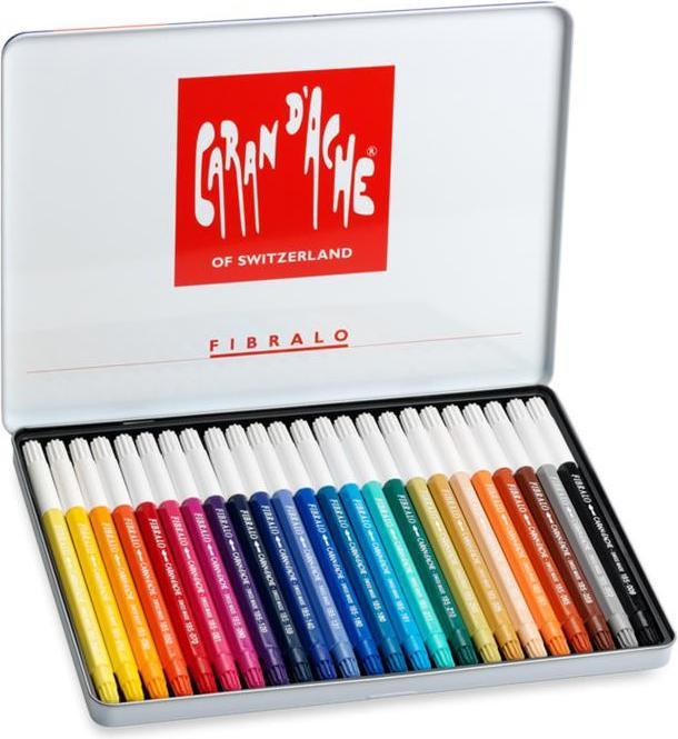 Productafbeelding Caran d'Ache Fibralo Metallschachtel (Veelkleurig, 24 x)