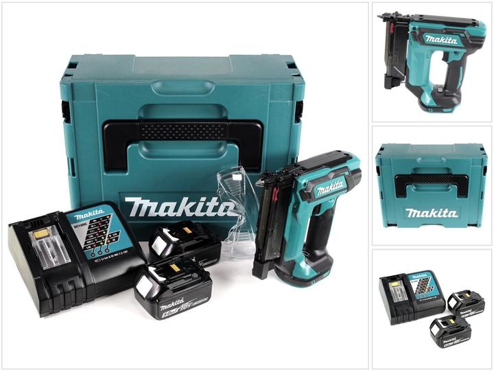 Image du produit Makita DPT 353 RTJ 18 V Li-Ion Cloueur sans fil en coffret Makpac + 2x Batteries 5,0 Ah + Chargeur