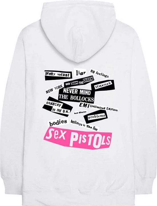 Immagine prodotto Sex Pistols Felpa con cappuccio unisex per adulti Never Mind The Bollocks (L)