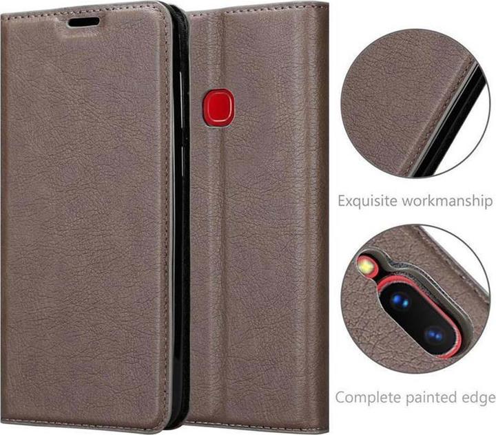 Actual product image Cadorabo Book Invisible Magnet Cover (Vivo X21)