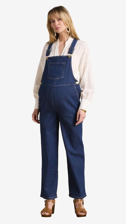Actual product image Envie de Fraise Weite Umstands-Latzhose aus waterless-Denim (Frequency band 38 (2600 MHz))