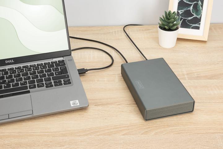 Produktbild Digitus USB 3.0 Festplattengehäuse, 3,5", SATA, 16TB, Aluminium (3.5")