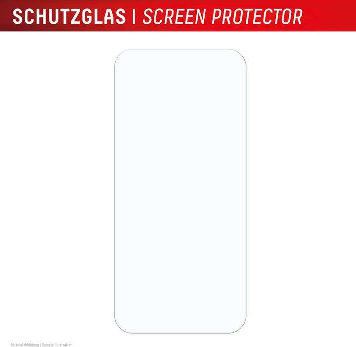 Actual product image Displex Real Glass, 2D Panzerglas + Handyhülle (1 Piece, Apple iPhone 16 Plus)