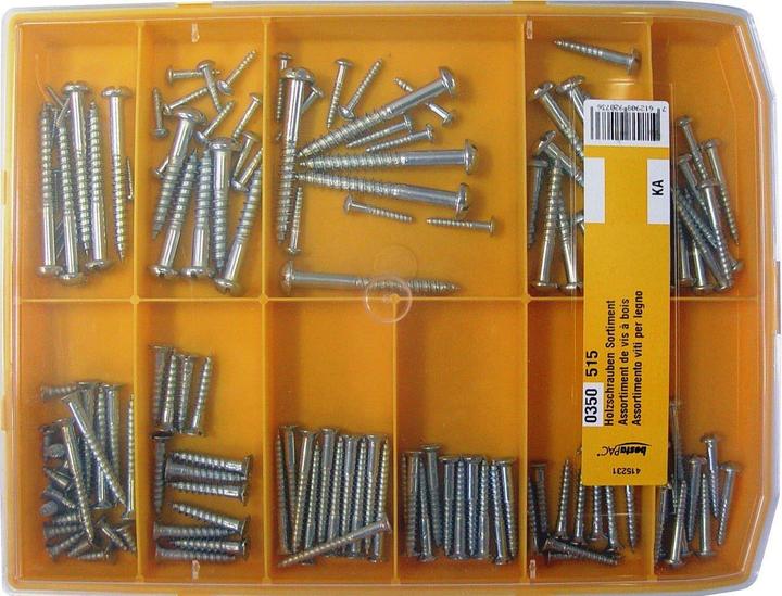 Actual product image BestaPac Wood screws (140 Screws per piece)