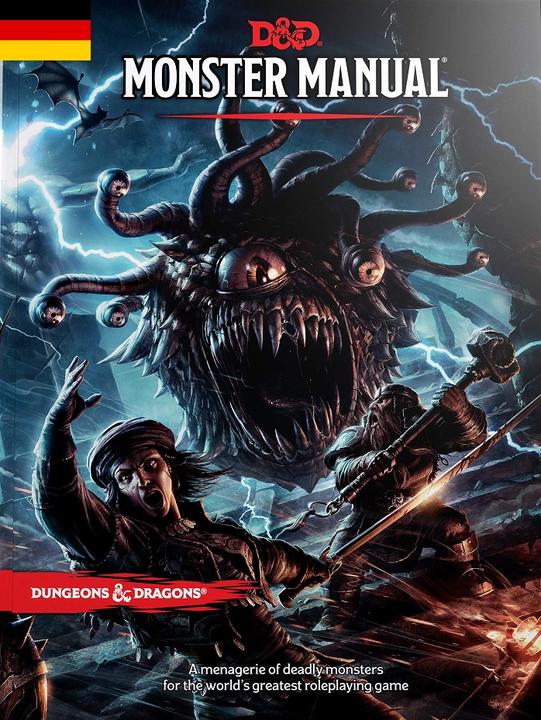 Immagine prodotto Wizards of the Coast WOC967544 - Manuale dei mostri di Dungeons & Dragons, 352 pagine (edizione EN) (Tedesco)