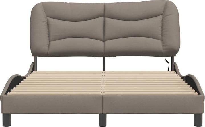 Actual product image VidaXL Bed frame with LED fabric (120 x 200 cm)