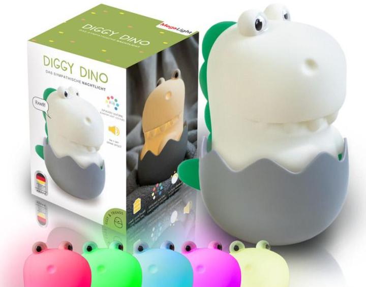 Actual product image Mega Light Battery Diggy Dino Light