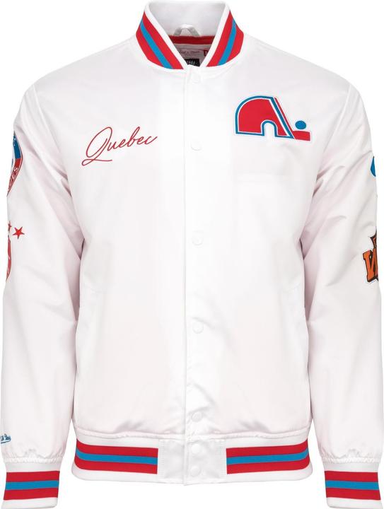 Mitchell & Ness City Lightweight Satin Jacke - Quebec Nordiques - L (L)
