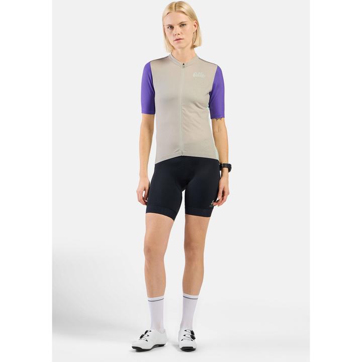 Produktbild Odlo Women's Essential Heritage Print Shirt S/S FZ (M)