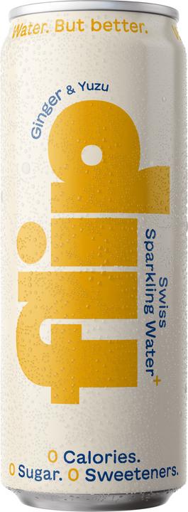 Image du produit Flip Gingembre & Yuzu - Swiss sparkling water+ (12 x 33 cl)