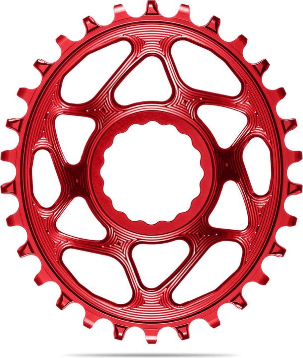 Actual product image AbsoluteBLACK aBLACK MTB OVAL RaceFace Cinch Direct Mount BOOST 148 (3mm offset) RED ROT (30)