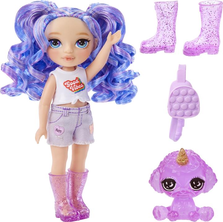 Actual product image MGA Rainbow High Littles Dolls- Amethyst (Purple)