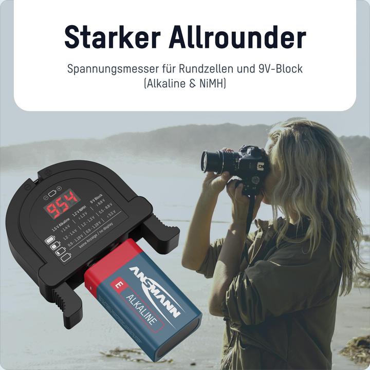 Actual product image Ansmann Batterietester