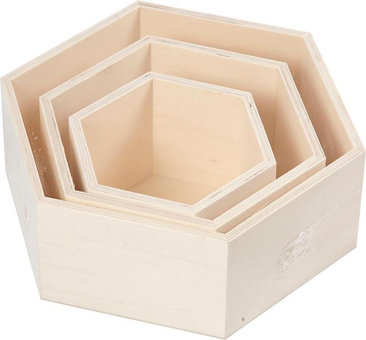 Image du produit Creativ Company Etagère murale en bois Hexagonal