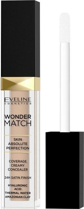 Actual product image Eveline Wonder Match Liquid Concealer 15 Natural 7ml (15 Natural)