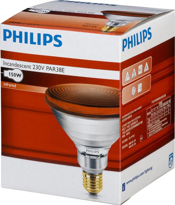 Produktbild Philips Infrarotheizung PAR38 IR 230V 150W E27 (871150012887415) (150 W)