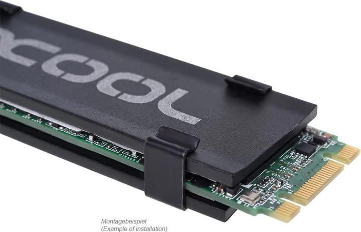 Actual product image Alphacool HDX - M.2 SSD M01 - 80mm - Black