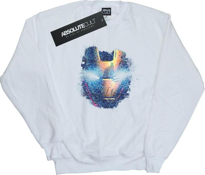 Avengers Iron Man Distressed Head Sweatshirt (S)