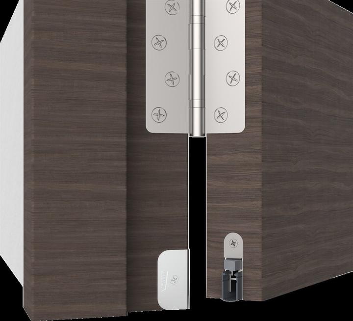 Produktbild Athmer Türdichtung Schall-Ex® DUO L-15 WS 1-382 2-seitig Länge 1083 mm Aluminium silberfarben eloxiert H...
