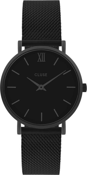 Actual product image Cluse Minuit Mesh Black (Analogue wristwatch, 33 mm)