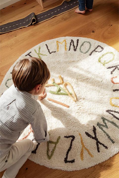 Produktbild Lorena Canals Waschbarer Teppich ABC Color And Letter (Ø 120 cm)
