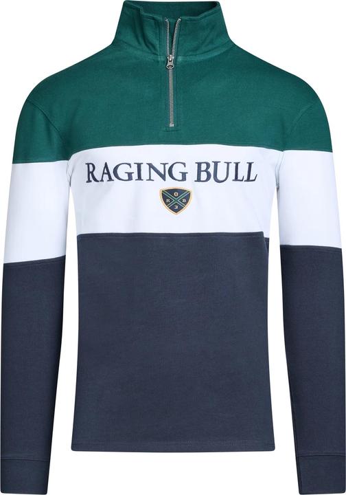 Raging Bull Pullover mit kurzem Reissverschluss (6XL)
