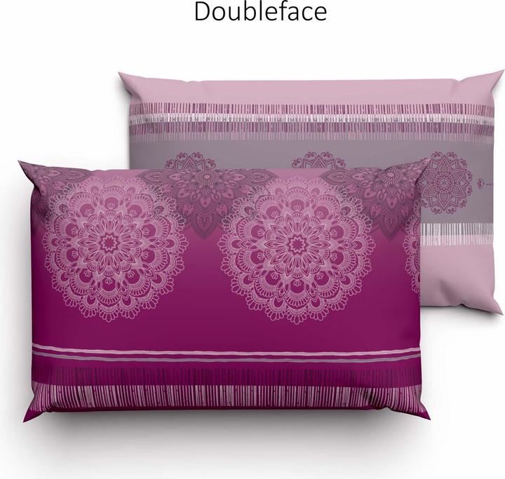 Produktbild Lotus Bettwaren Bettwäsche Satin Alize beere (Kopfkissenbezug, 65 x 100 cm)