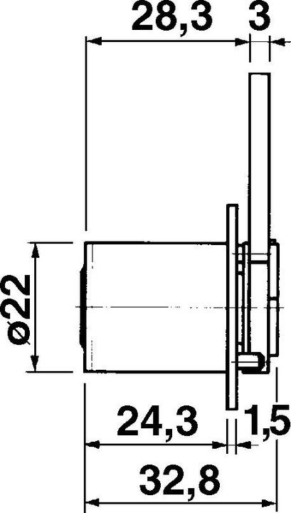 Produktbild Kaba Verschluss-Zylinder 8, Typ 1129 (Verschlusszylinder)